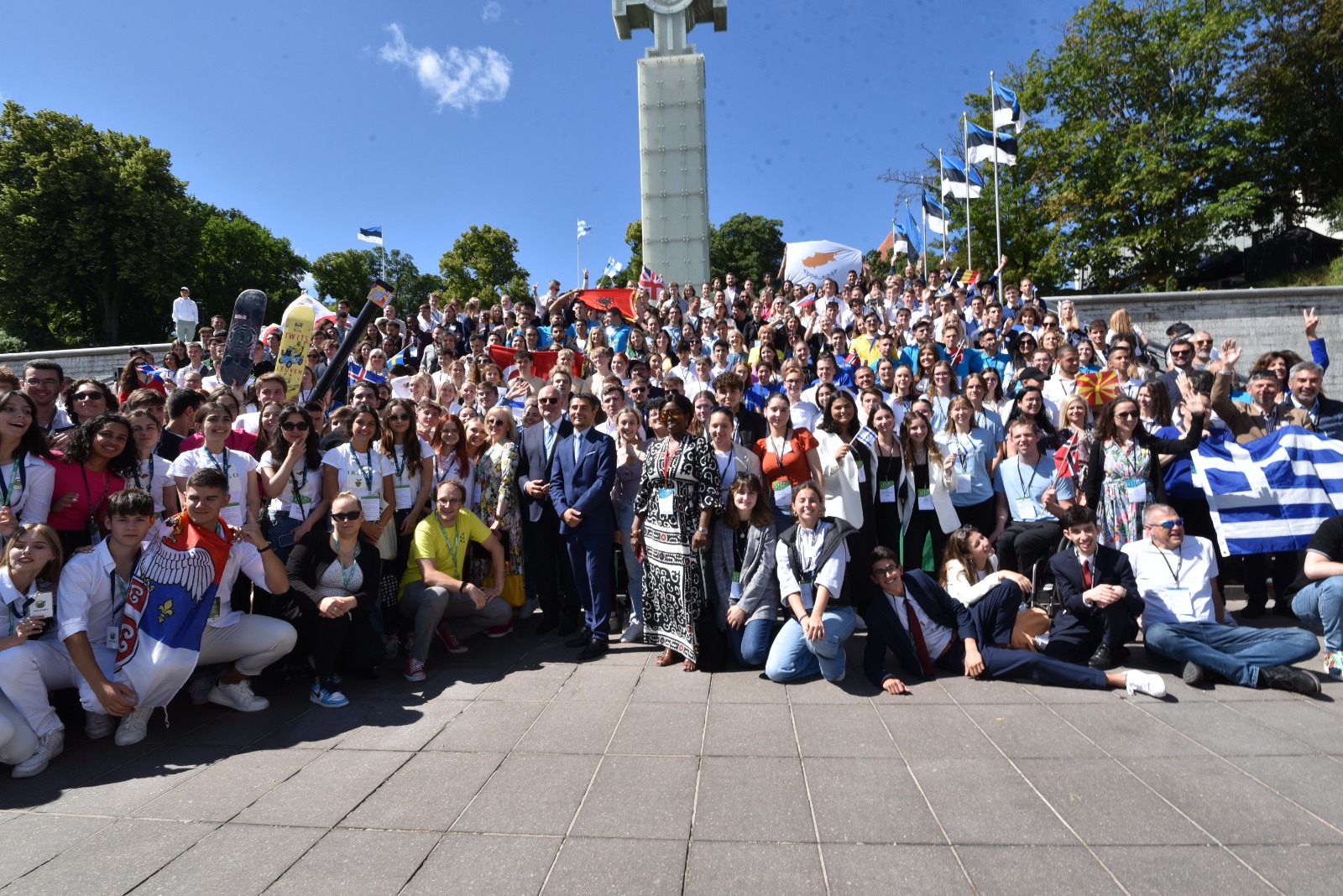 Group photo with international participants in Tallinn