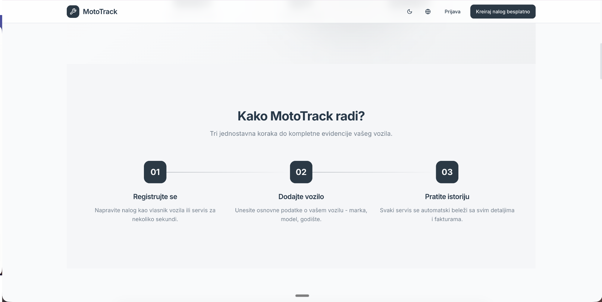 How MotoTrack works in three steps