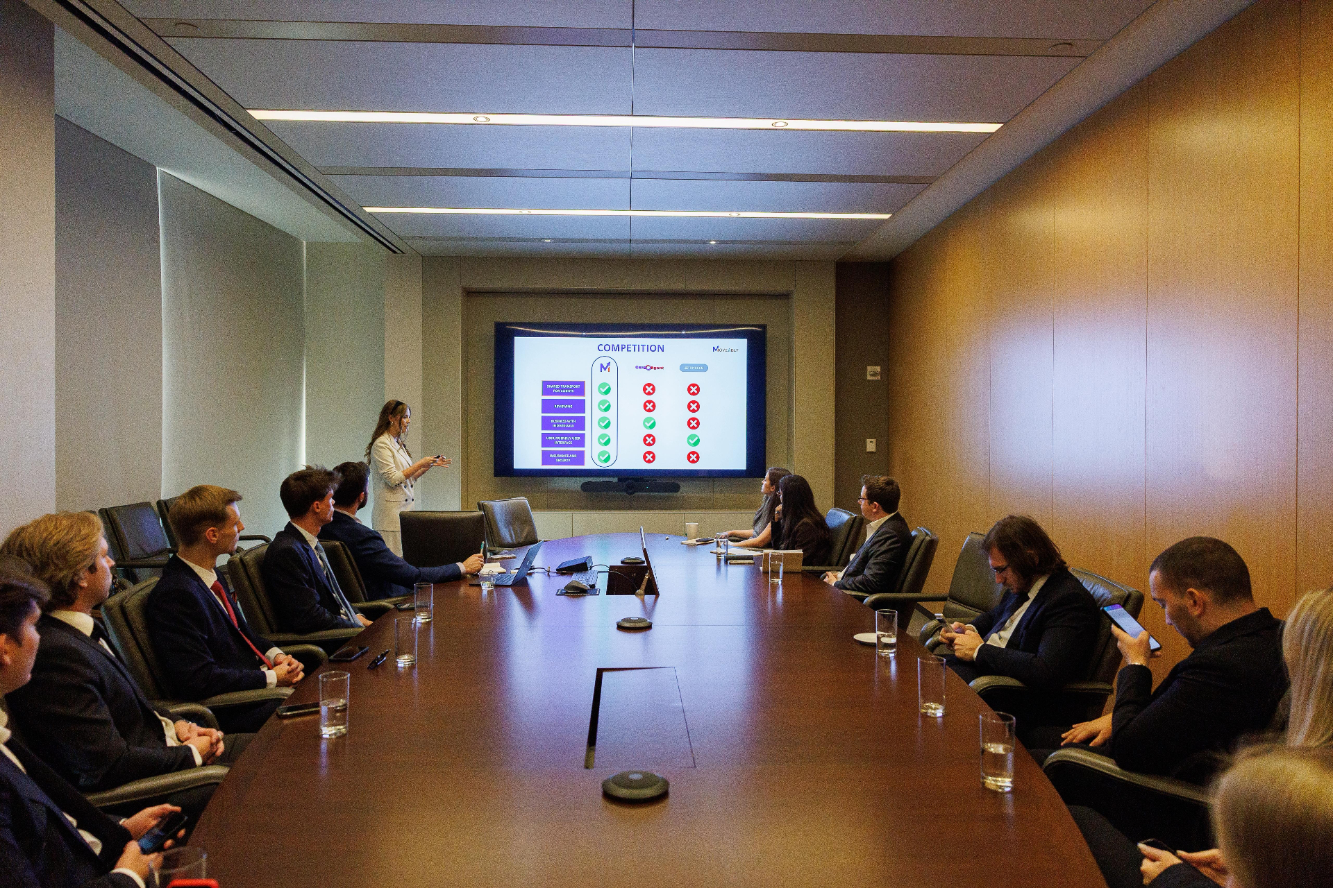 Pitching Moveably at Goldman Sachs boardroom