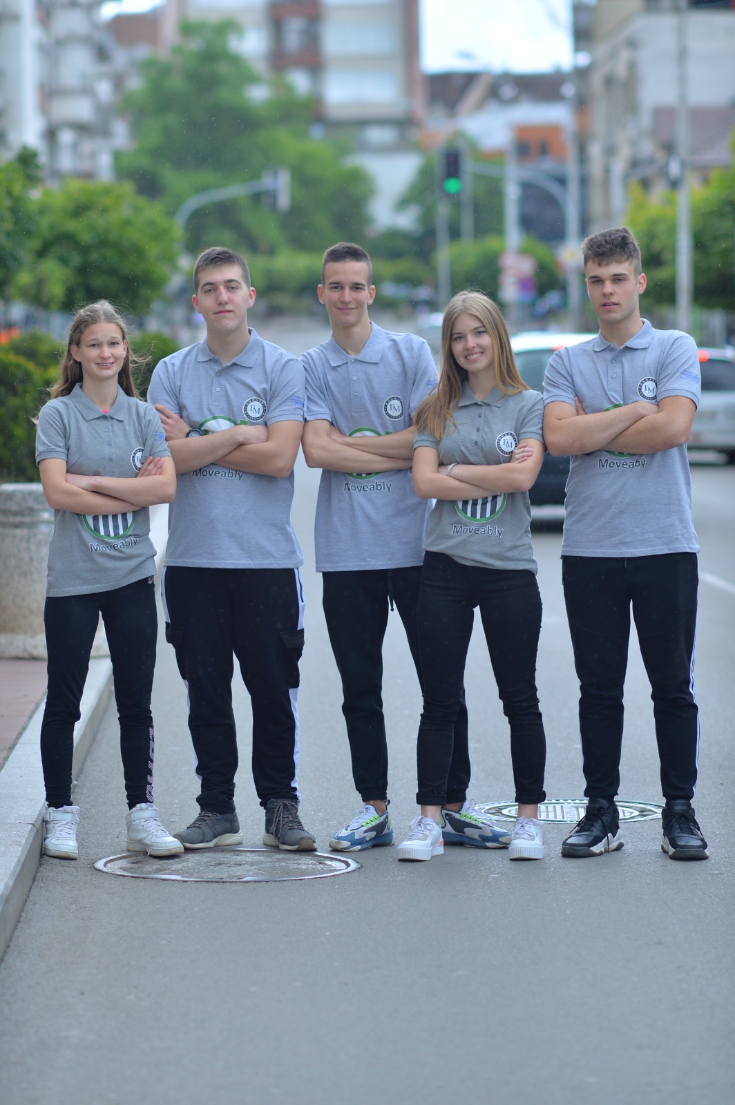 The Moveably founding team in Mladenovac